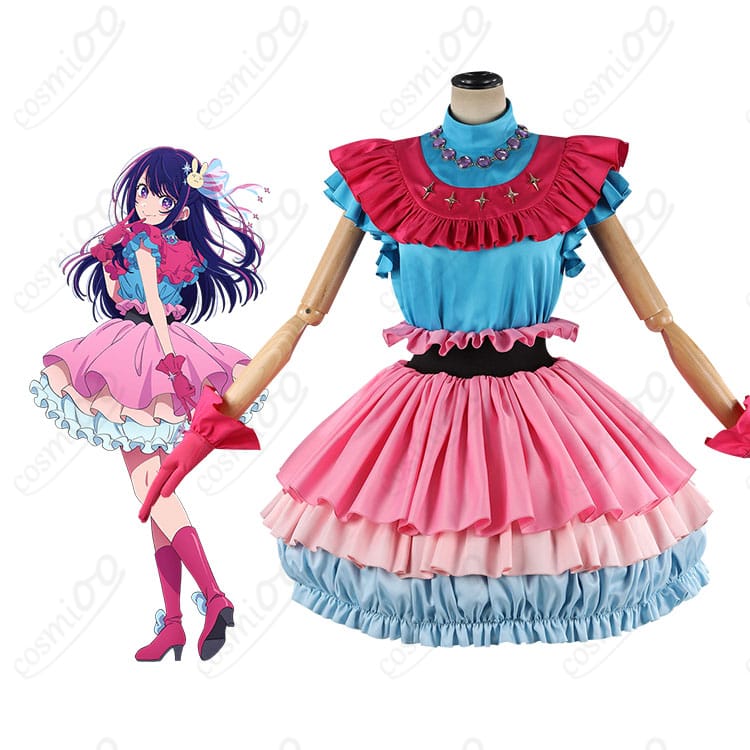 【推しの子】星野アイ B小町ステージ衣装コスプレの全身フロントカット