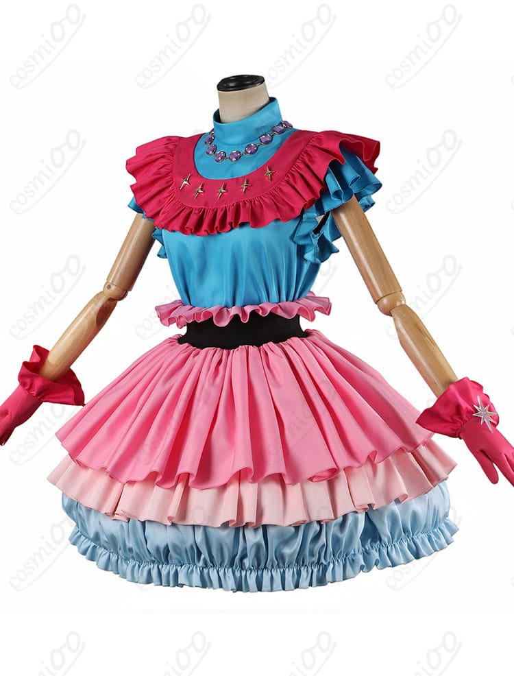 星野アイ B小町衣装コスプレの髪飾り・ネックレス・耳飾りの近接写真