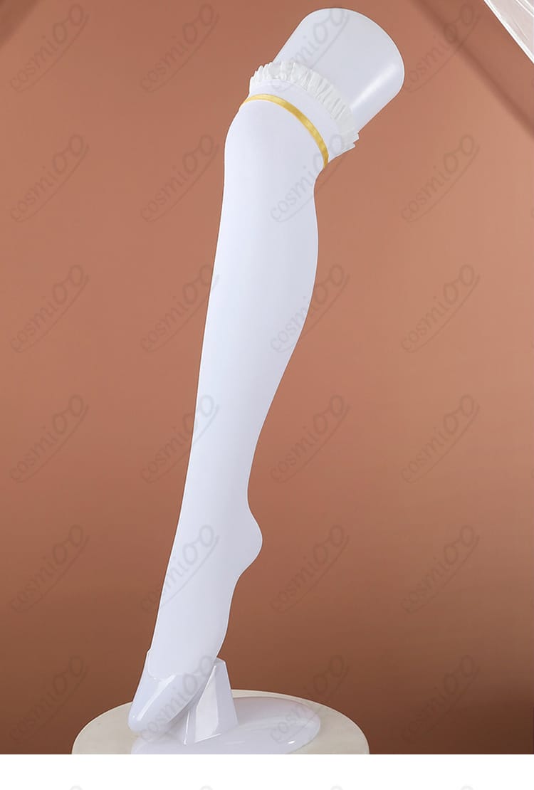 付属の靴下ディテール（丈感・編み目）虹ヶ咲 15周年衣装