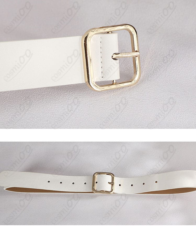 付属ベルトのバックルと質感ディテール（虹ヶ咲 15周年衣装）