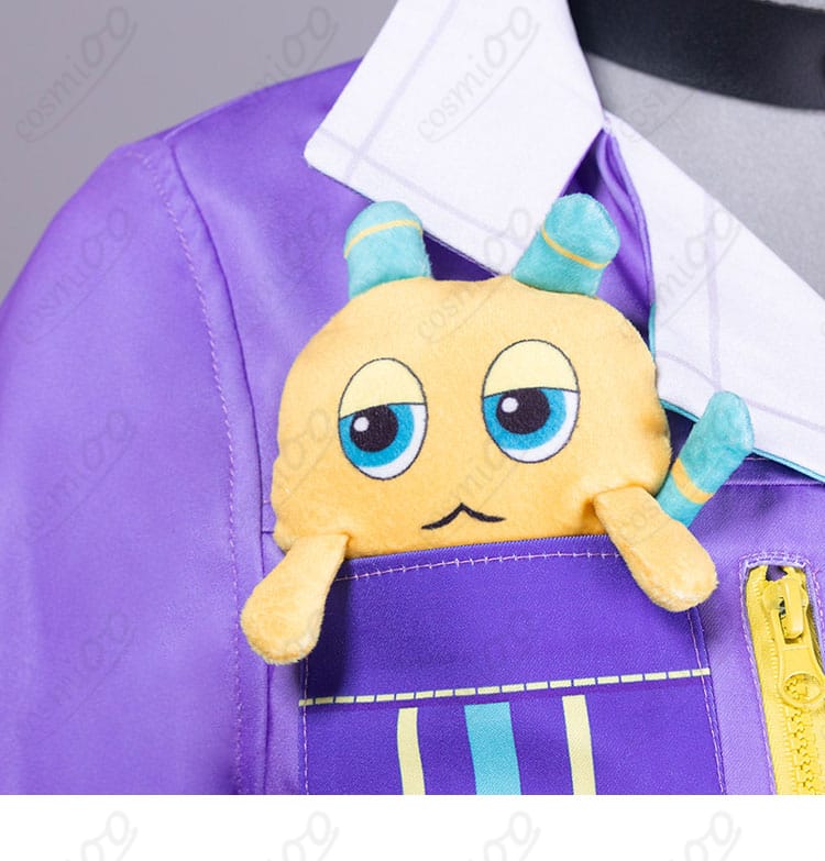 神代類 背面スタイル：コートのラインと裾の表情