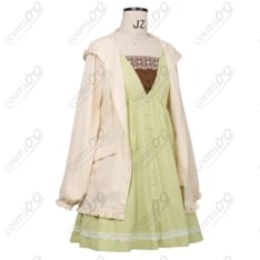 プロジェクトセカイ 草薙寧々 私服ワンピース コスプレ｜軽やかで上品、初心者も着やすい2点セット - 1枚目の画像（サムネイル）