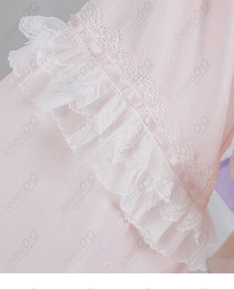 袖の切替・ステッチの細部アップ