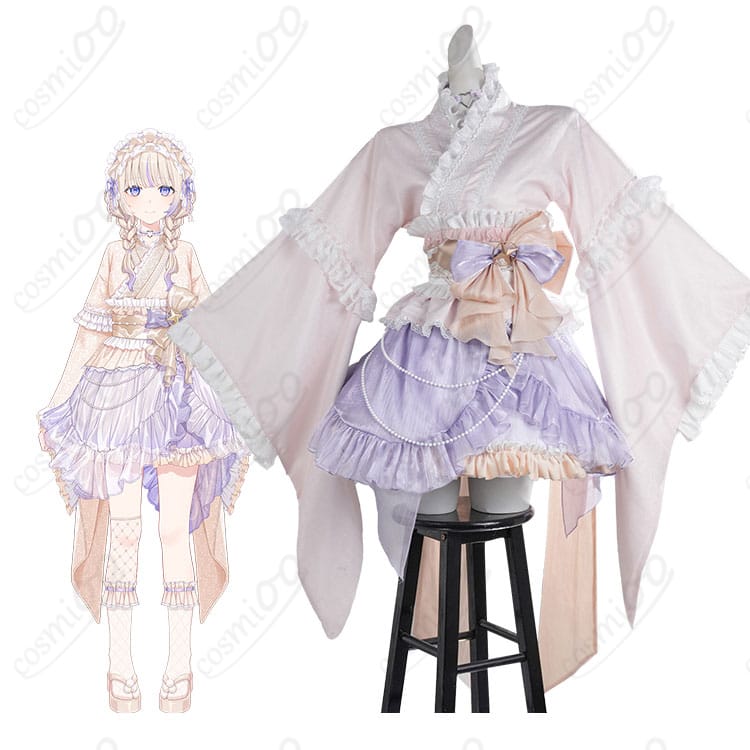 轟はじめ 正月衣装の完成イメージとキャラクター風スタイリング