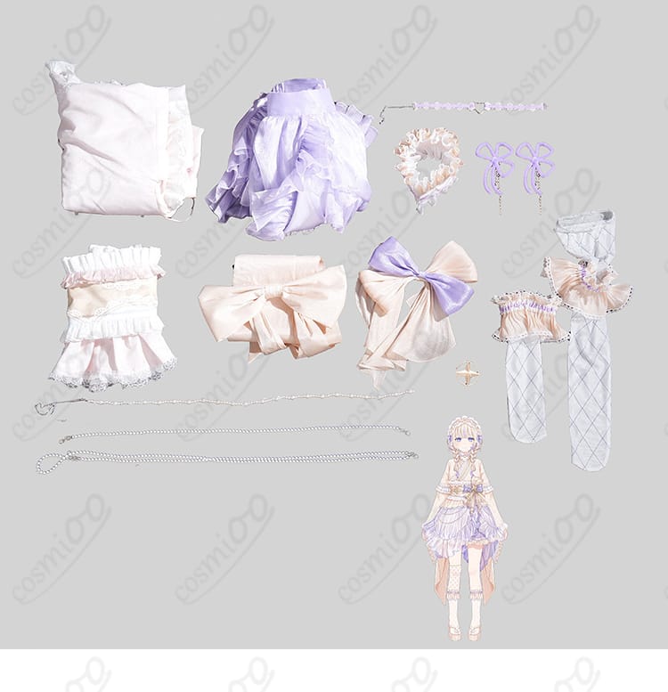 轟はじめ 正月衣装のセット内容一式のレイアウト