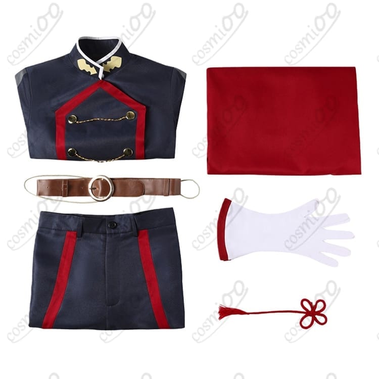 山城恋 魔防隊制服（マント付き）高再現フルセット｜初心者も着脱しやすく撮影で映える - 5枚目の画像