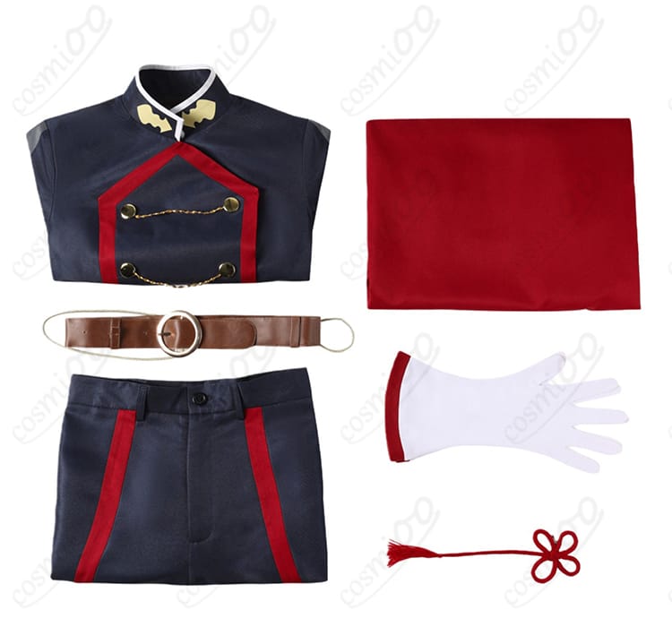 上着・パンツ・マント・ベルト・手袋・髪飾りのフルセット内容一覧