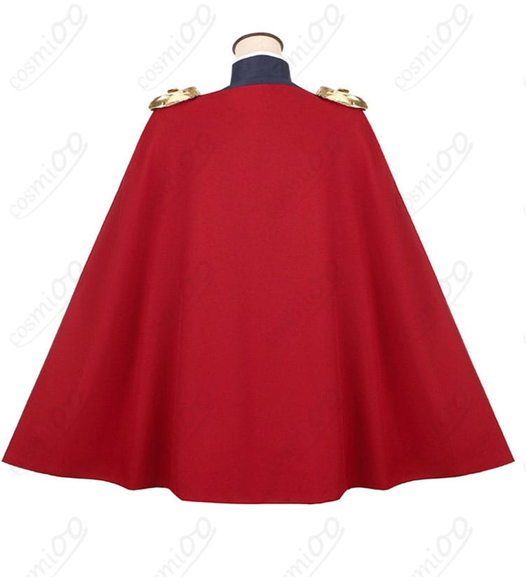 山城恋コスプレ マント装着時の背面全体