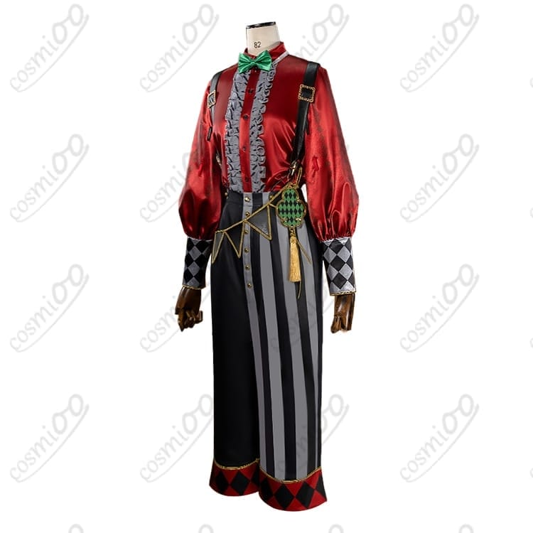 ツイステ トレイ・クローバー プレイフル・ドレス 高再現フルセット｜クールで華やかな礼装コス - 2枚目の画像