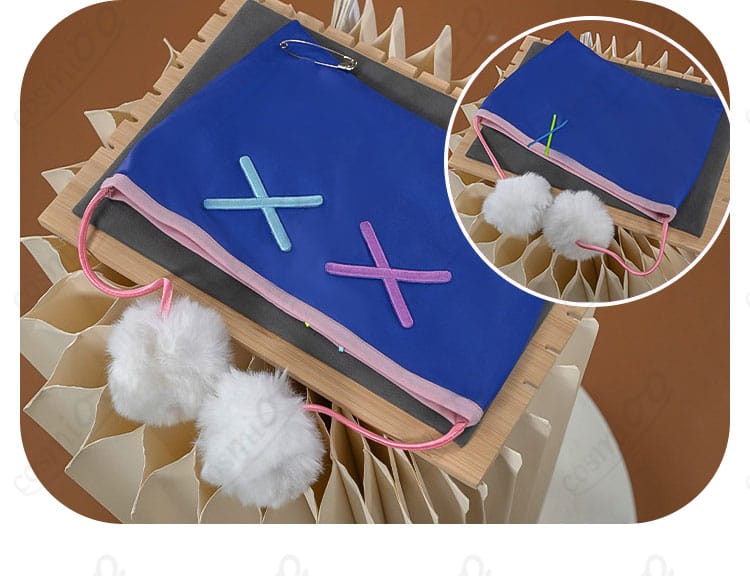 帽子および帽子飾りのディテールと固定仕様