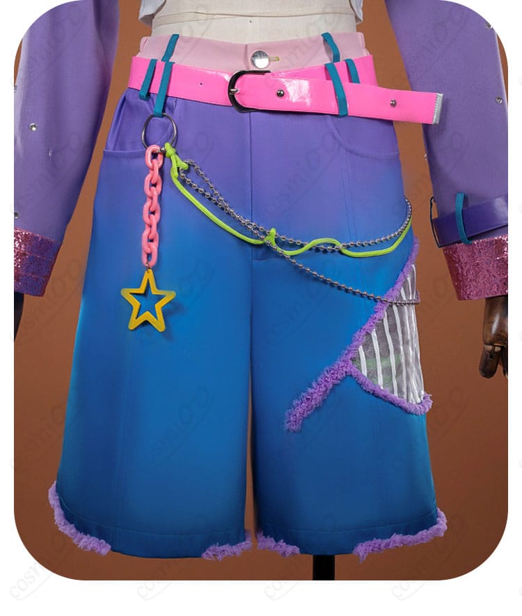 半ズボン前面の装飾・ラインデザインの詳細