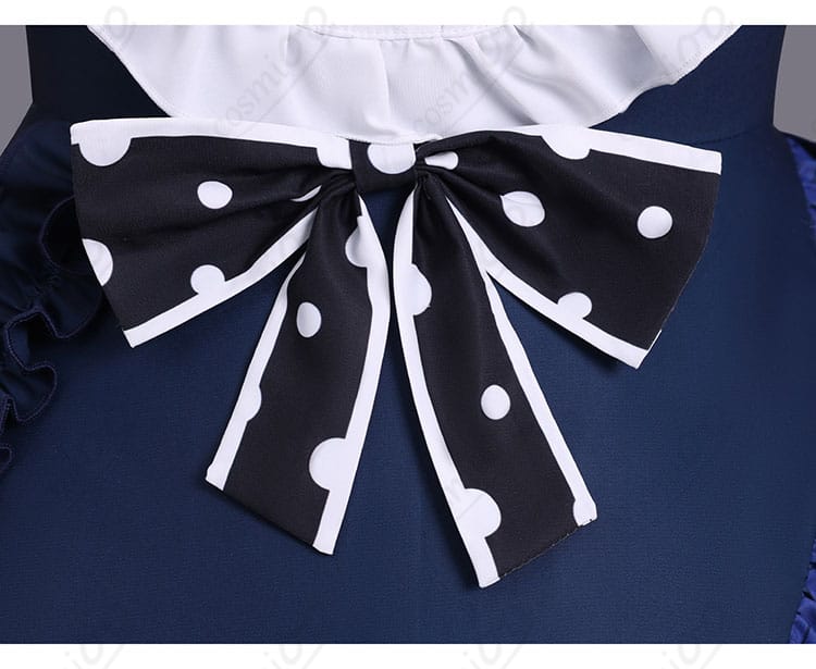 夏目アンアン衣装の胸元・腰リボン装飾ディテール