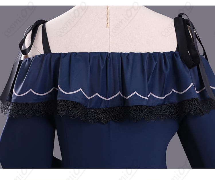 夏目アンアン衣装の背面装飾ディテール