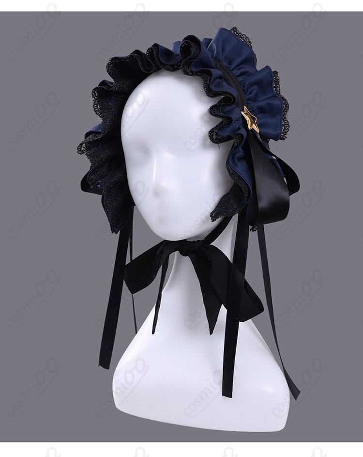 夏目アンアン衣装の髪飾りディテールの近接写真