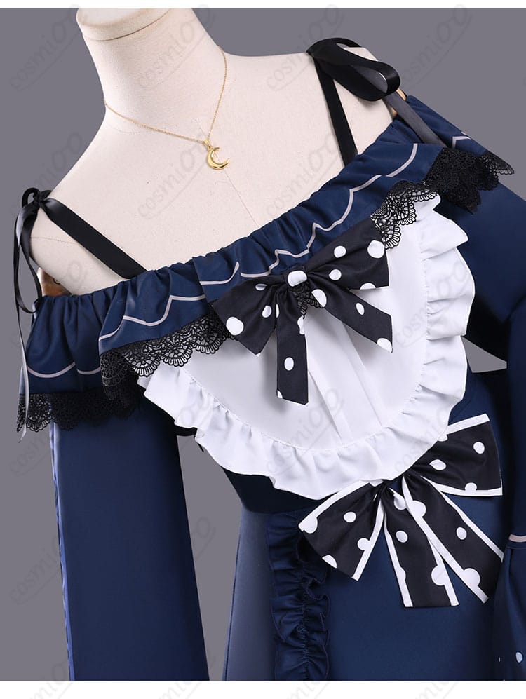 夏目アンアン衣装の襟元装飾ディテール