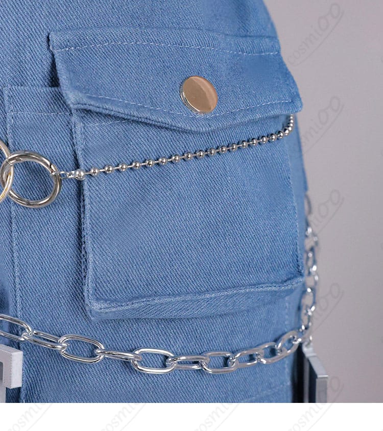 轟はじめ Flashpoint衣装 パンツのポケットとステッチディテール