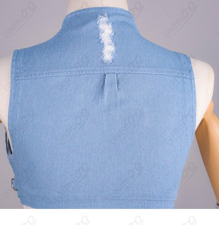 轟はじめ Flashpoint衣装 背面ヨークと切り替えのディテール