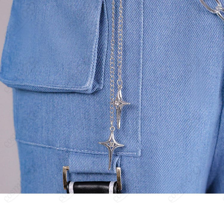 轟はじめ Flashpoint衣装 ウエスト周りのチェーンネックレス風装飾