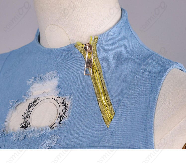 轟はじめ Flashpoint衣装 インナーのネックライン装飾アップ