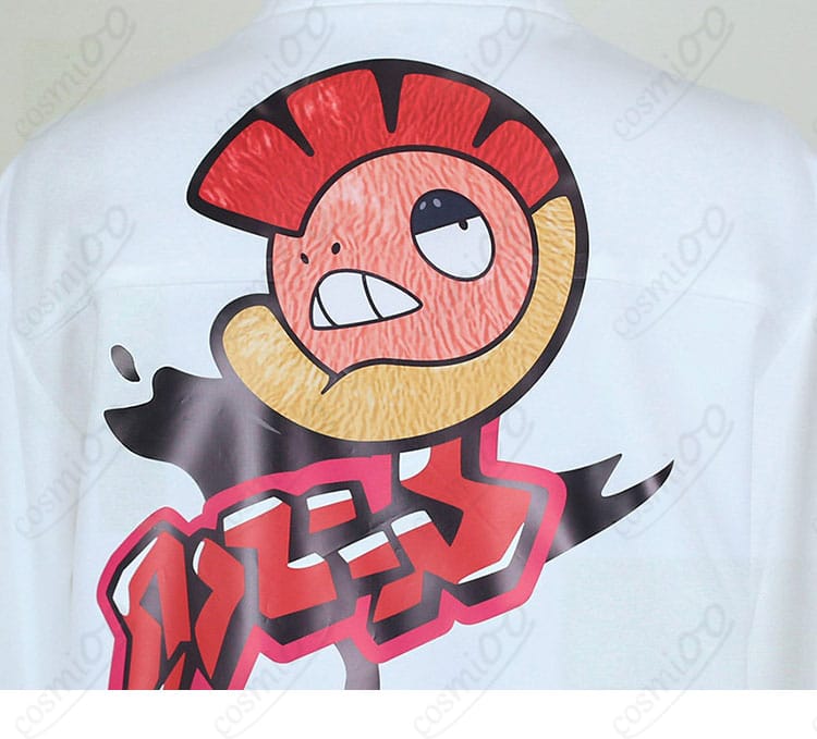 ピュール コートの肩から背にかけての補強ステッチ