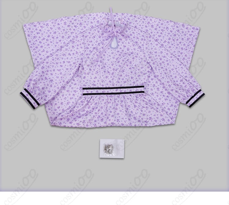 フェルン日常服コスプレ衣装のセット内容レイアウト（ワンピース構成の確認用）