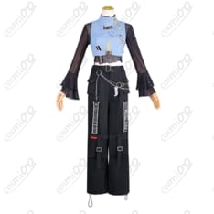 ホロライブ 儒烏風亭らでん ReGLOSS風コスプレ｜初心者も着脱ラク、クールに映える一式 - 4枚目の画像（サムネイル）