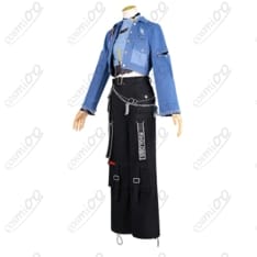 ホロライブ 儒烏風亭らでん ReGLOSS風コスプレ｜初心者も着脱ラク、クールに映える一式 - 2枚目の画像（サムネイル）