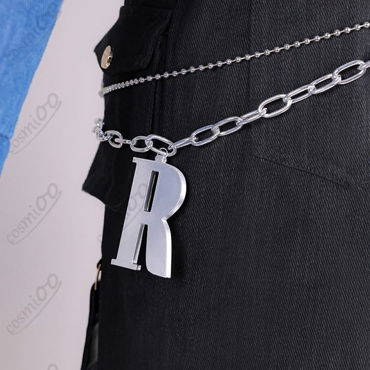 ホロライブ 儒烏風亭らでん ReGLOSS風コスプレ｜初心者も着脱ラク、クールに映える一式 - 6枚目の画像