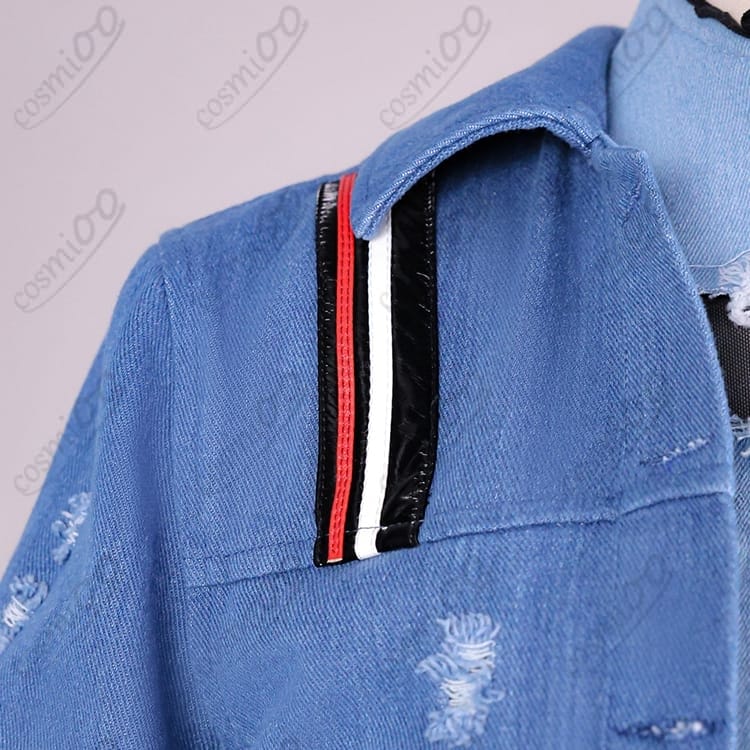 ホロライブ 儒烏風亭らでん ReGLOSS風コスプレ｜初心者も着脱ラク、クールに映える一式 - 5枚目の画像