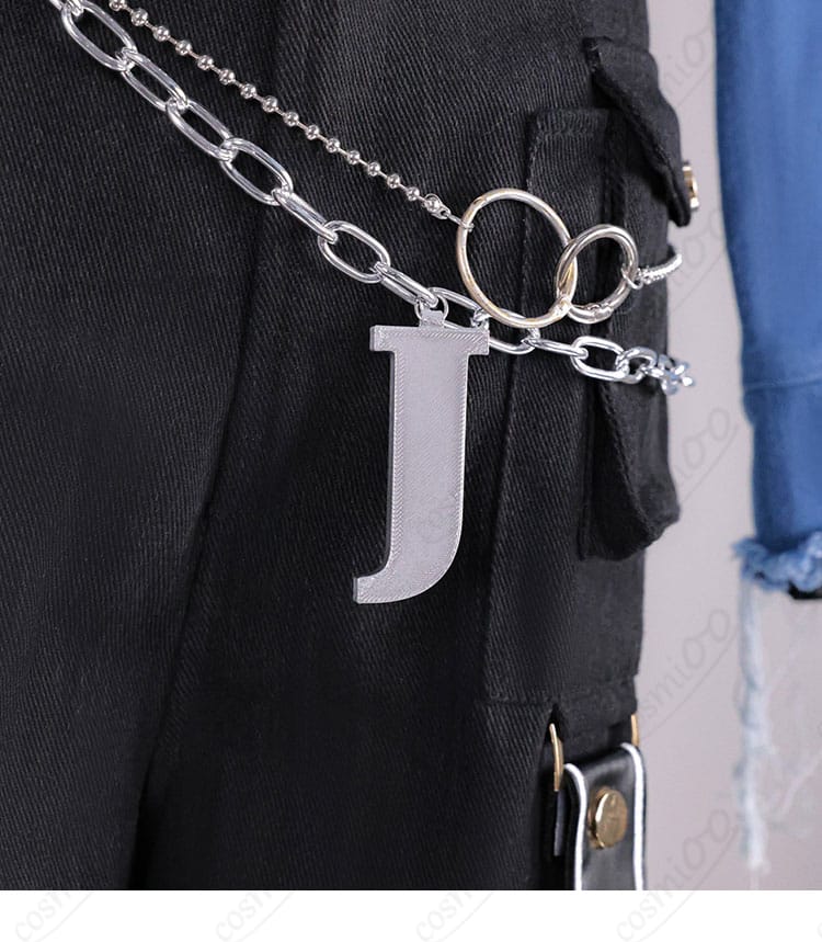 儒烏風亭らでん衣装 腰回りの装飾とベルト周辺