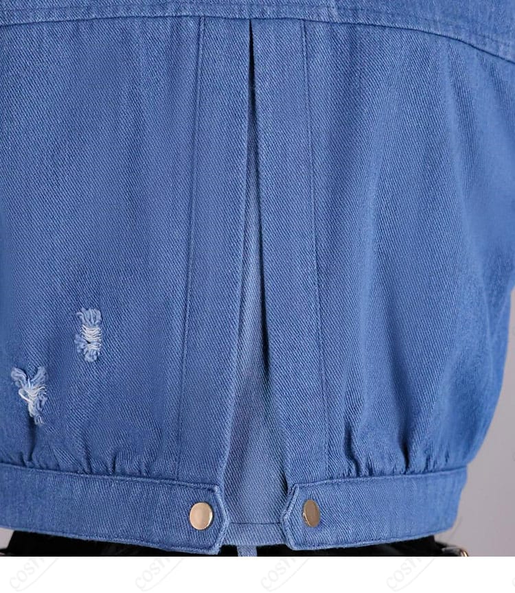 Flashpoint衣装の背面ヨークと縫い合わせラインのディテール