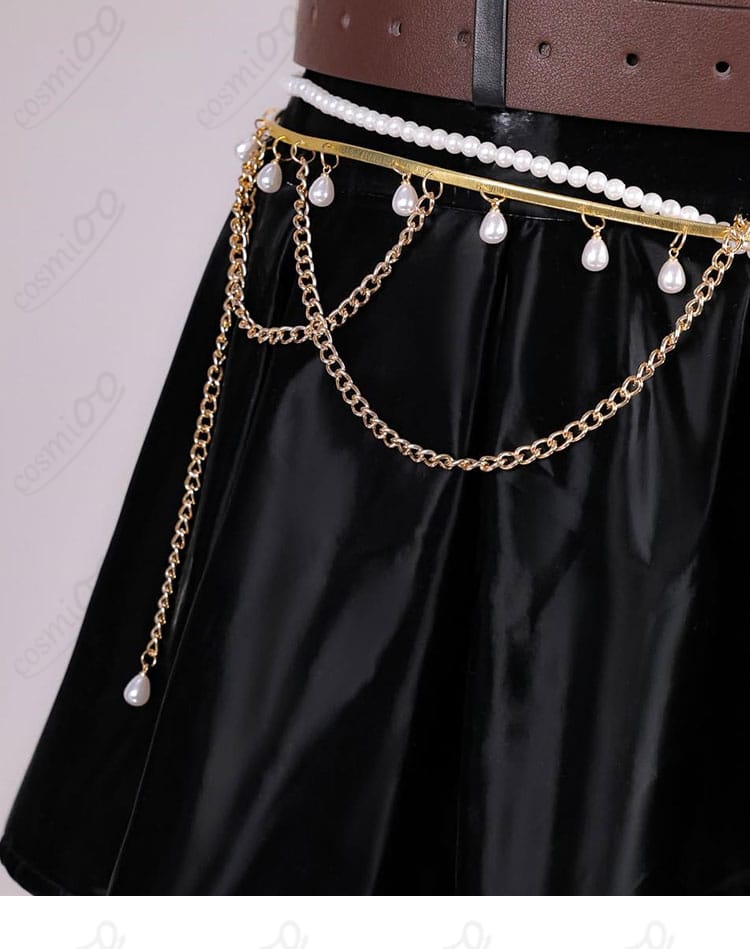 Flashpoint衣装のウエストチェーン・垂れ飾りのアップ