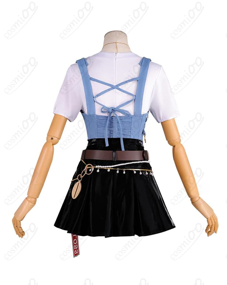 音乃瀬奏 Flashpoint衣装のスカート背面プリーツと丈感