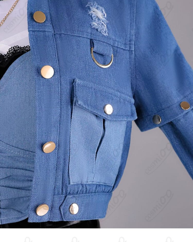 Flashpoint衣装の前立てとボタン配置・縫製ステッチの詳細