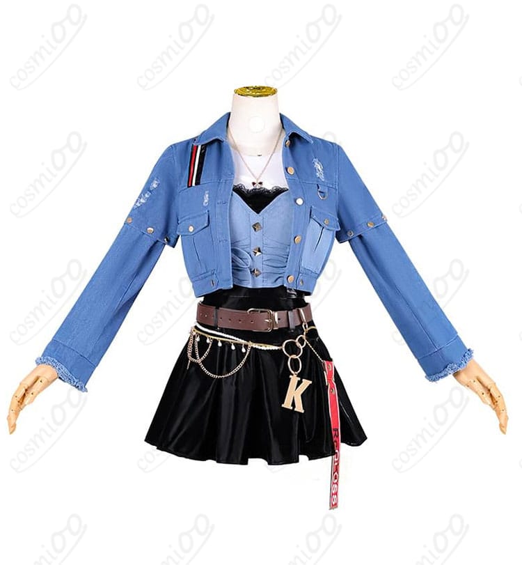 音乃瀬奏 Flashpoint衣装のコート・トップス・スカート正面全体