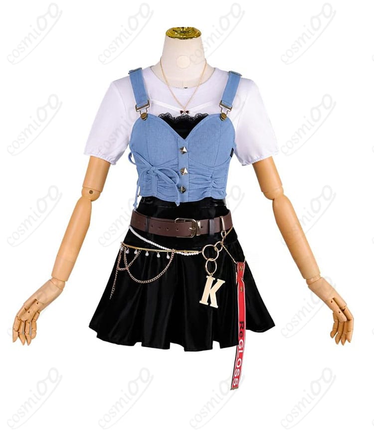 音乃瀬奏 Flashpoint衣装のスカートとコーディネート正面全体