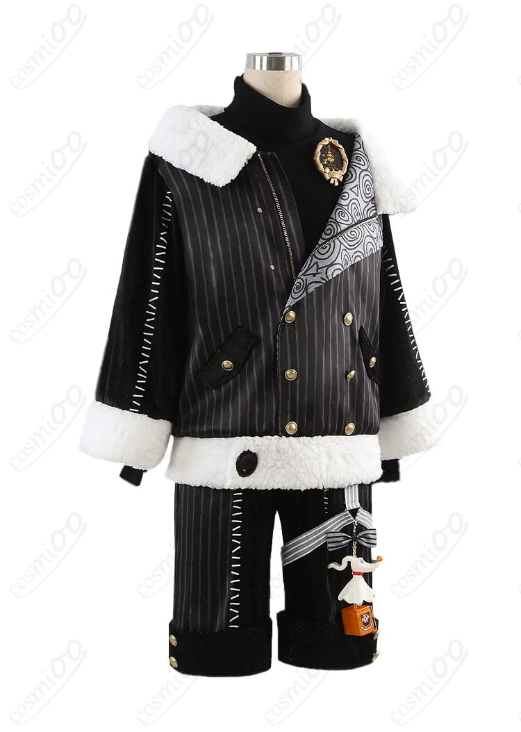 リリア・ヴァンルージュ ナイトメアークーリエ衣装の右側面シルエットと装飾配置