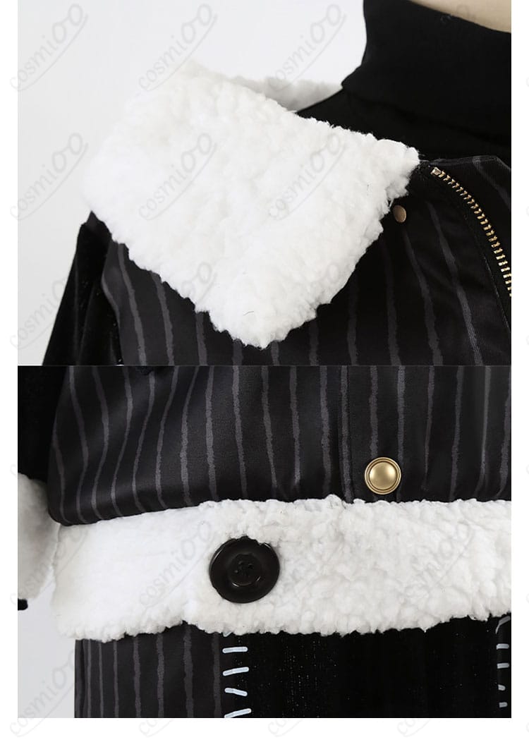 ナイトメアークーリエ衣装のボタン意匠と留め付けディテール