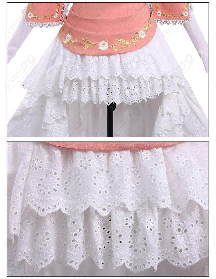 戦慄の逆旅 コスプレ衣装のスカート裾装飾ディテール