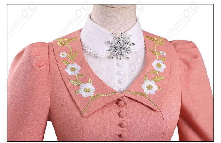 戦慄の逆旅 コスプレ衣装の衣領・襟飾りディテール