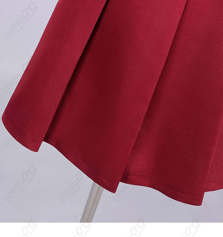 小林みくる 私服コスプレ スカート裾の広がりと縫製