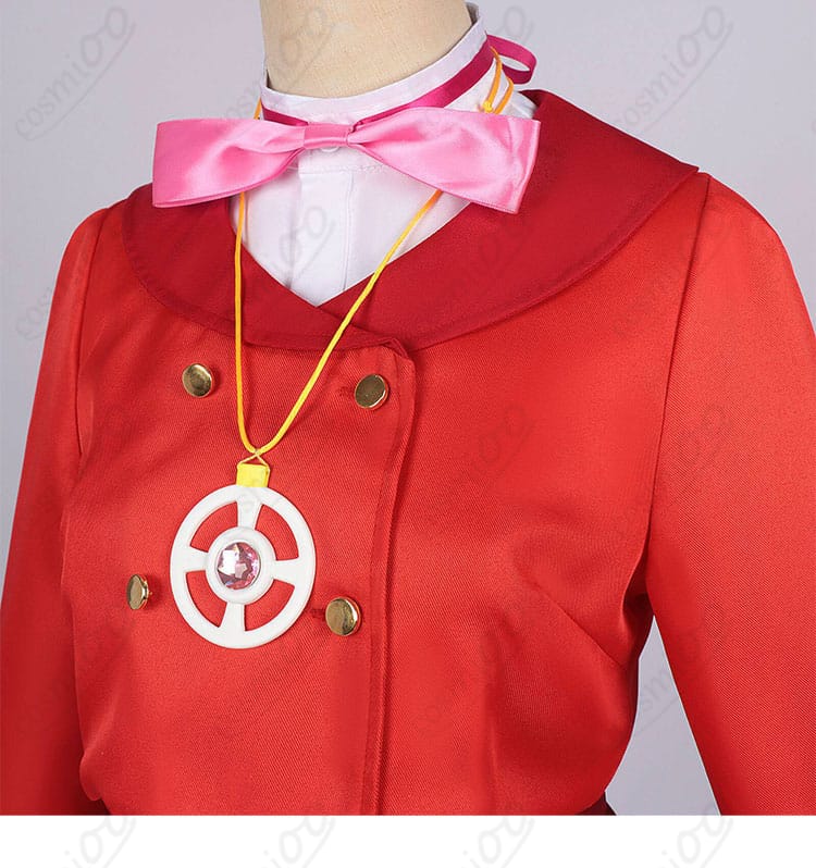 小林みくる 私服コスプレ 付属ネックレスのアップ