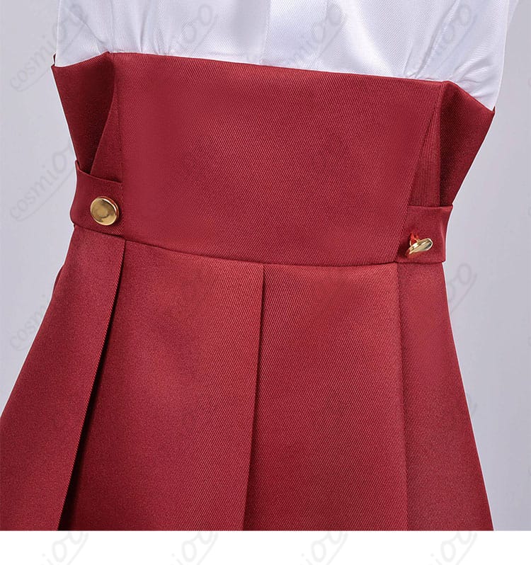 小林みくる 私服コスプレ 腰周り装飾とアクセントベルト