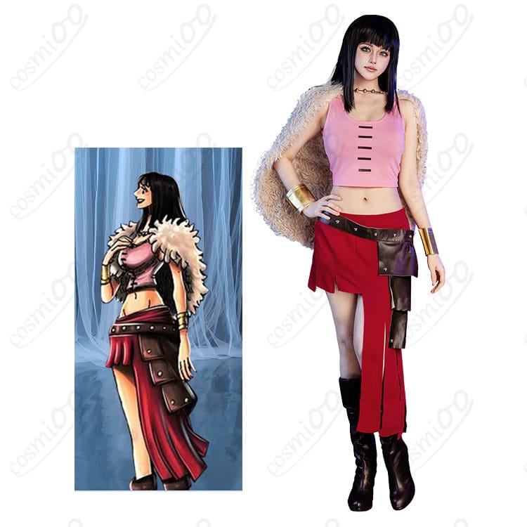 ニコ・ロビン エルバフ編コスプレ一式を着用した全身イメージ