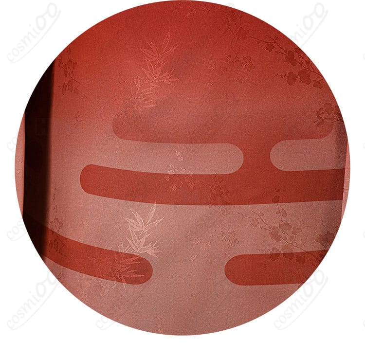 衣装の装飾パーツ（髪飾り・トリム）のディテールクローズアップ