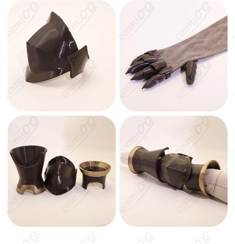 RPG風の硬質感を表現する装飾（手鎧追加時のイメージ）