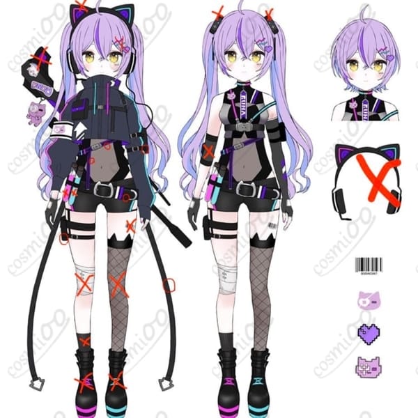 ぶいすぽっ！紫宮るな 第3衣装コスプレ｜高再現×ハリ感で写真映え、初心者も安心設計