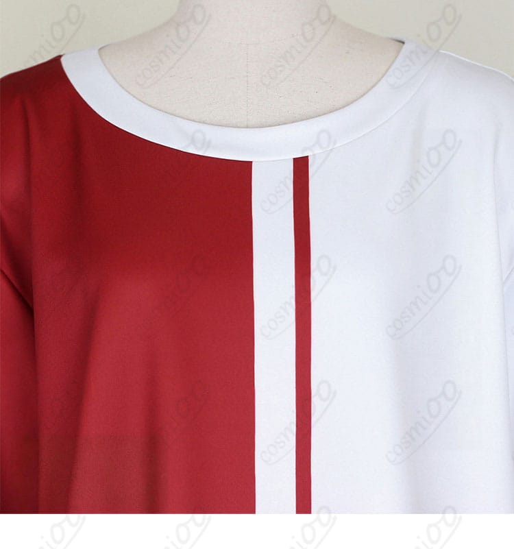 明導アキナ コスプレ用トップスの襟元装飾と縫製アップ