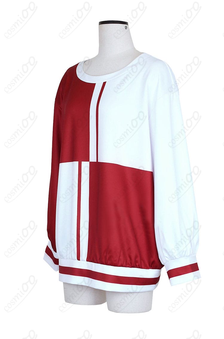 明導アキナ コスプレ用トップスの側面シルエット