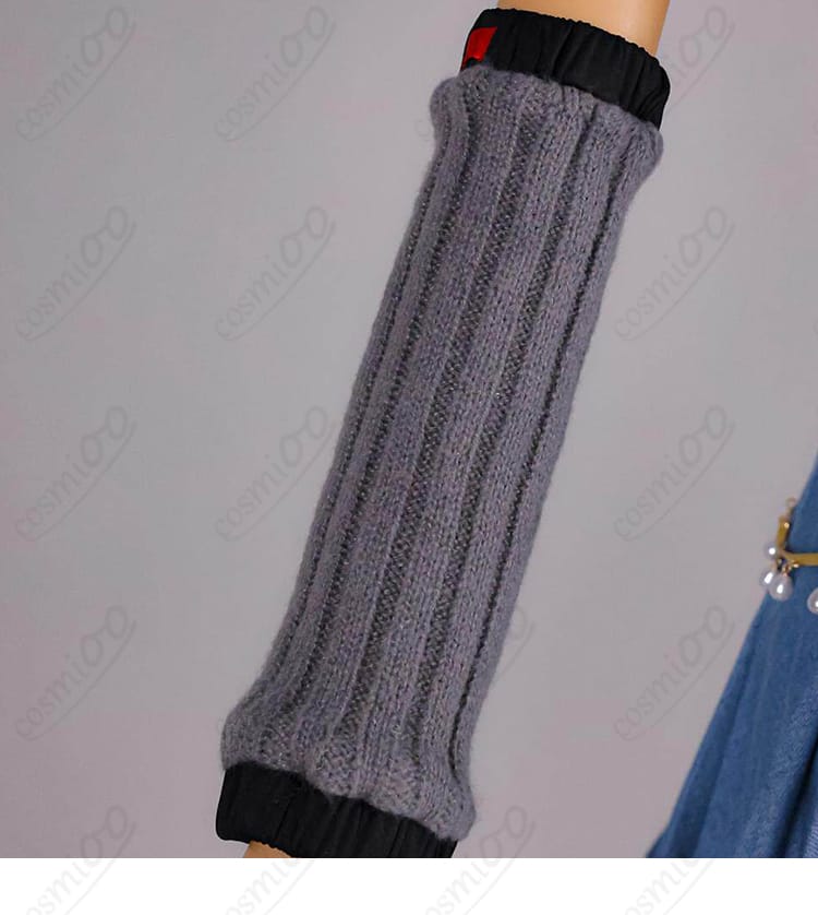 アームカバーのデザインと留め具ディテール